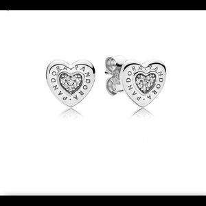 Pandora Heart Earrings